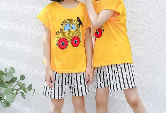 Fashion Soft Summer Kids Suit for Boys & Girls