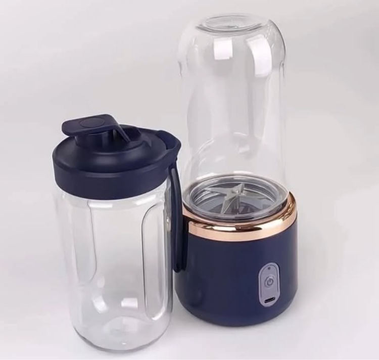 400ml 6 Blades Rechargeable Portable Juicer with 300ml Glass