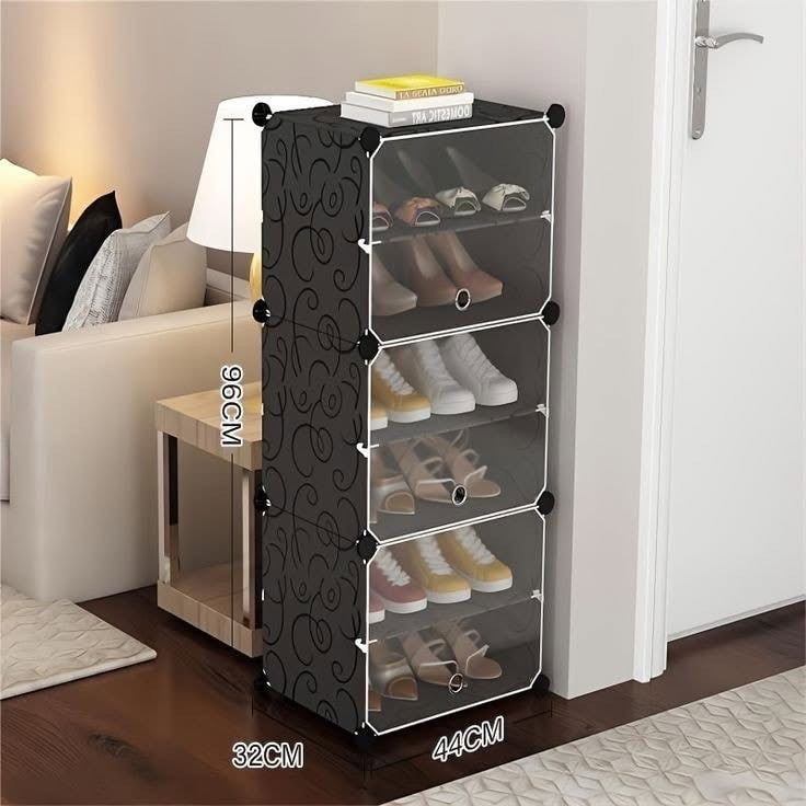 Modern Metal Shoe Cabinets Rack for Living Room