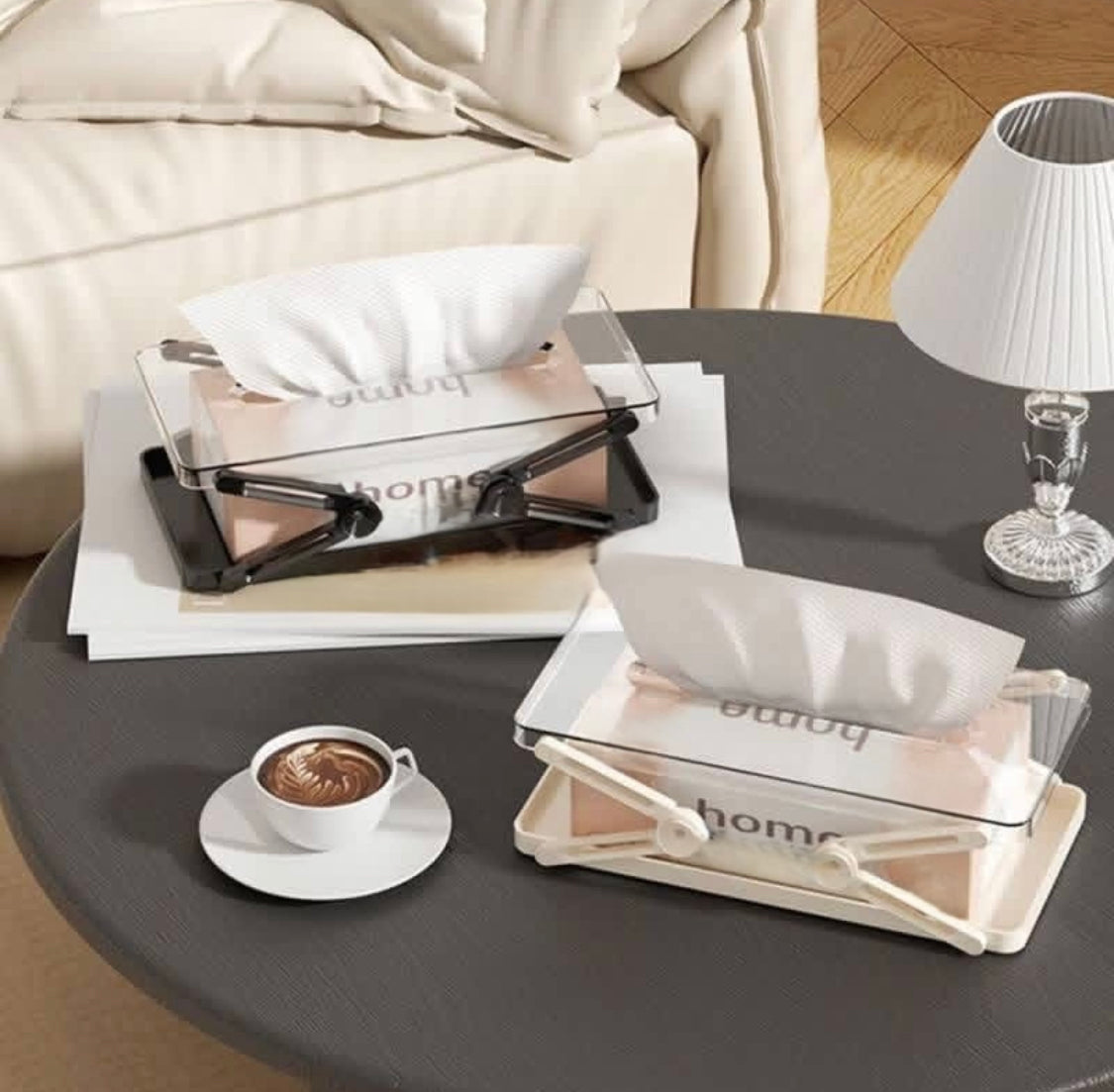 Acrylic Expandable Tissue Box