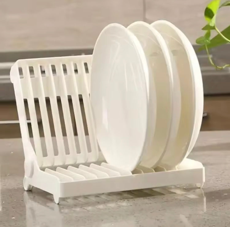 Foldable Kitchen Dish Plates Mugs Drying Rack