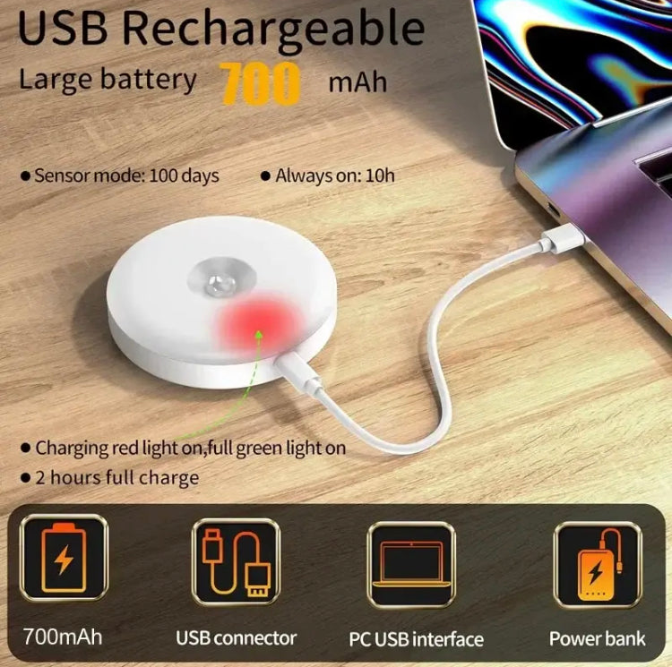 Rechargeable Sensor LED Motion Sensor Light (Warm Colour)
