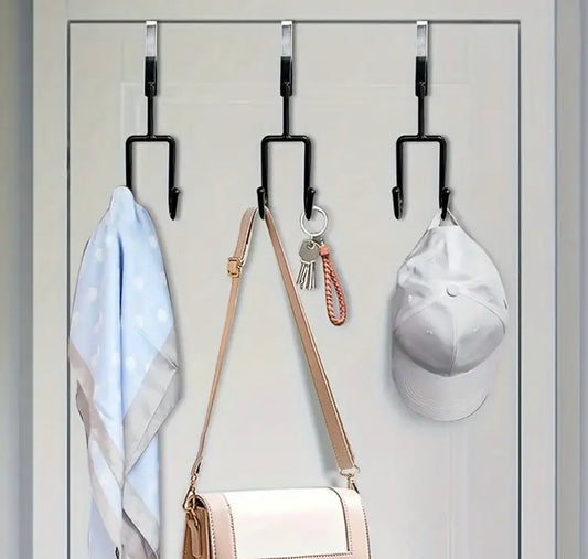 3 Pcs Over the Door Heavy Duty Multipurpose Hooks