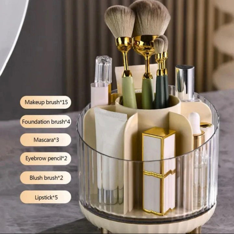 Rotating Cosmetics Brushes Holder