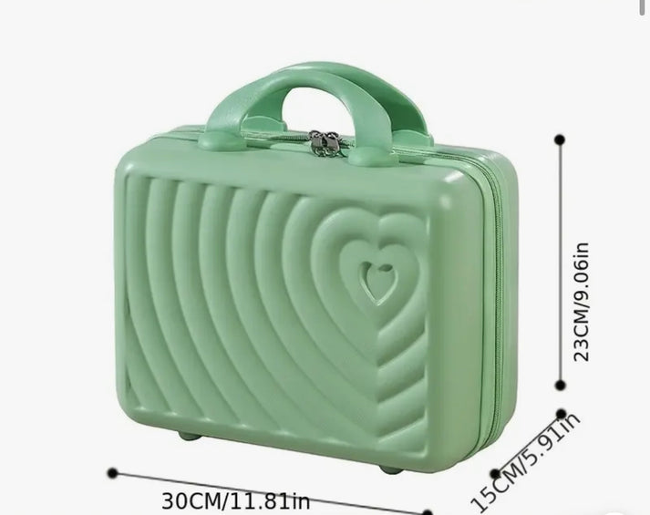 Pink Portable Travel Cosmetics Makeup Storage Box