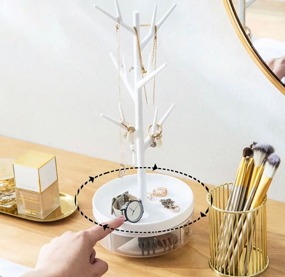 Tree Style Earings Jewellery Organizer