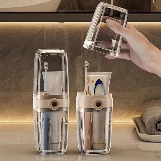 Portable Toothbrush & Toothpaste Holder