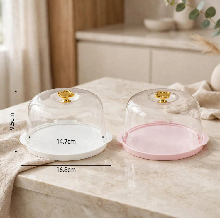 Round Shape Cake Stand with Lid