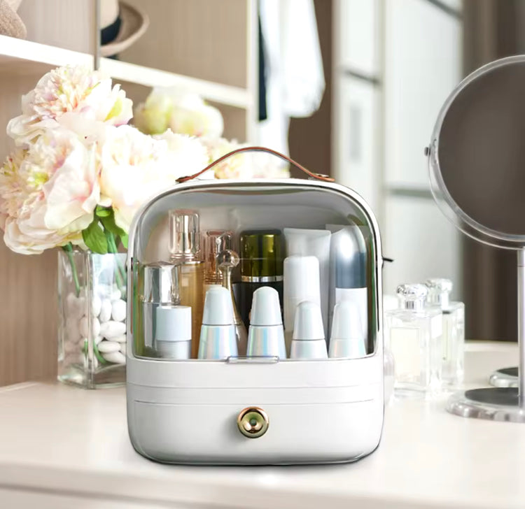 Large Capacity Dustproof Cosmetics Makeup Organizer