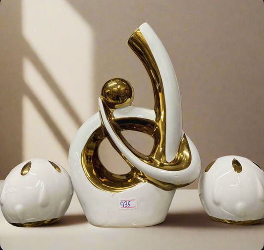 3 Pcs Showpieces Set for Home Decoration