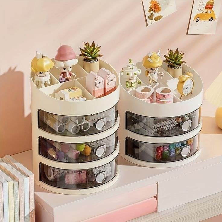3 Layer Jewellery and Cosmetics Organizer
