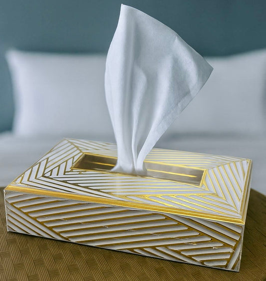 Wooden Texture Tissue Box