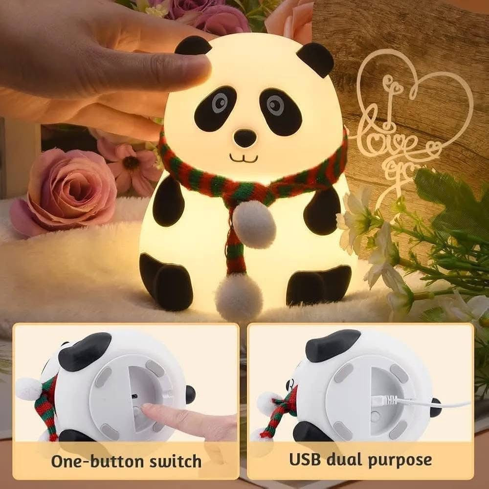 New Touchable Cute Big Panda Lamp with Different Changing Colours