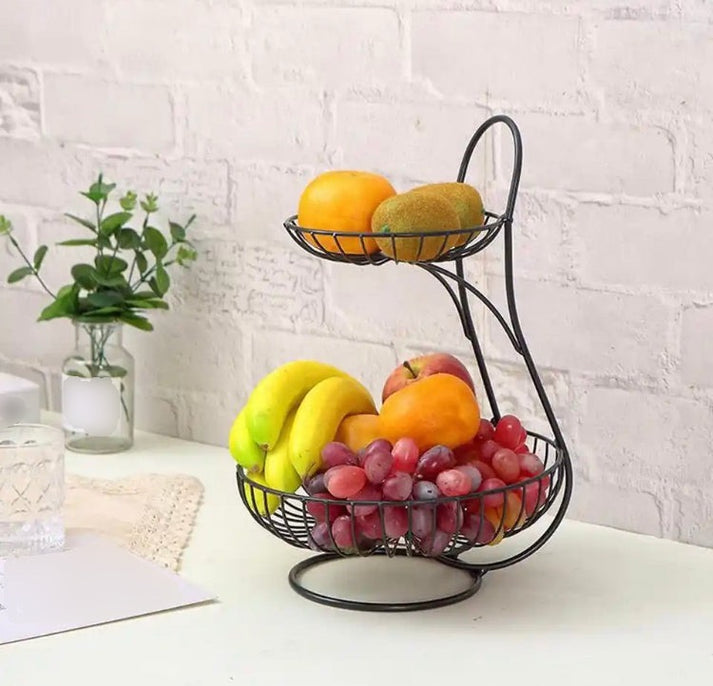 Modern Multilayer Fruit Basket Counter top Rack Organizer