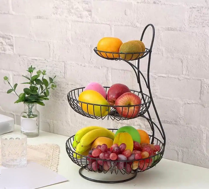 Modern Multilayer Fruit Basket Counter top Rack Organizer