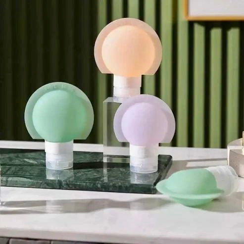 3 Pcs Silicone Travel Bottles Set