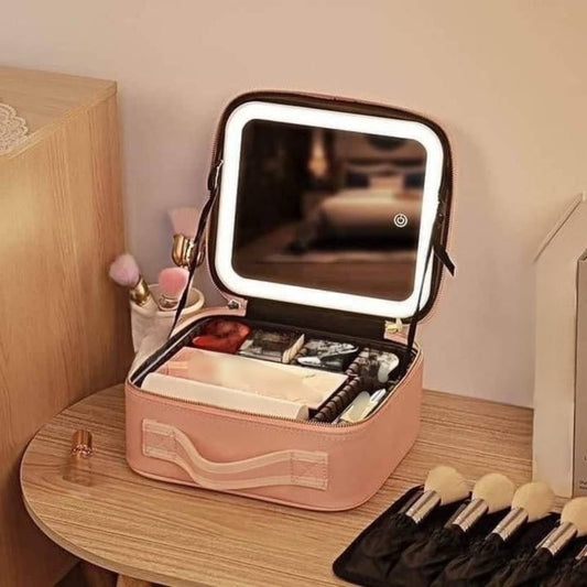 Cosmetics LED Vanity Bag with Touch Sensor