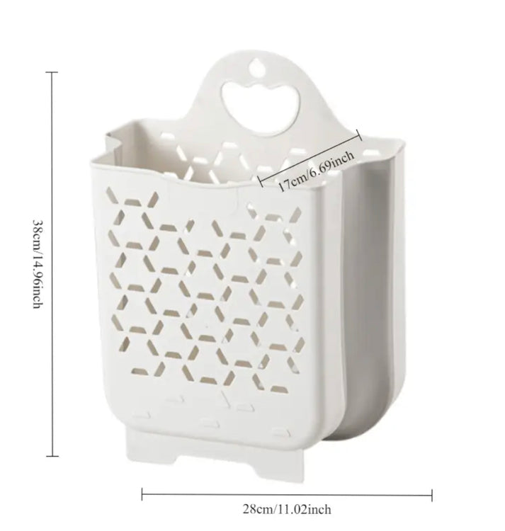 Wall Mounted Foldable Portable Multipurpose Basket