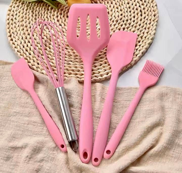 5 Pcs Silicone Cooking Set