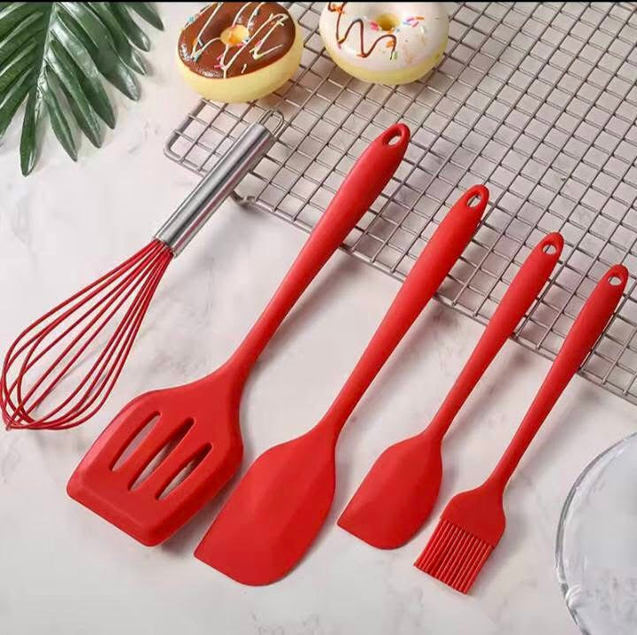 5 Pcs Silicone Cooking Set