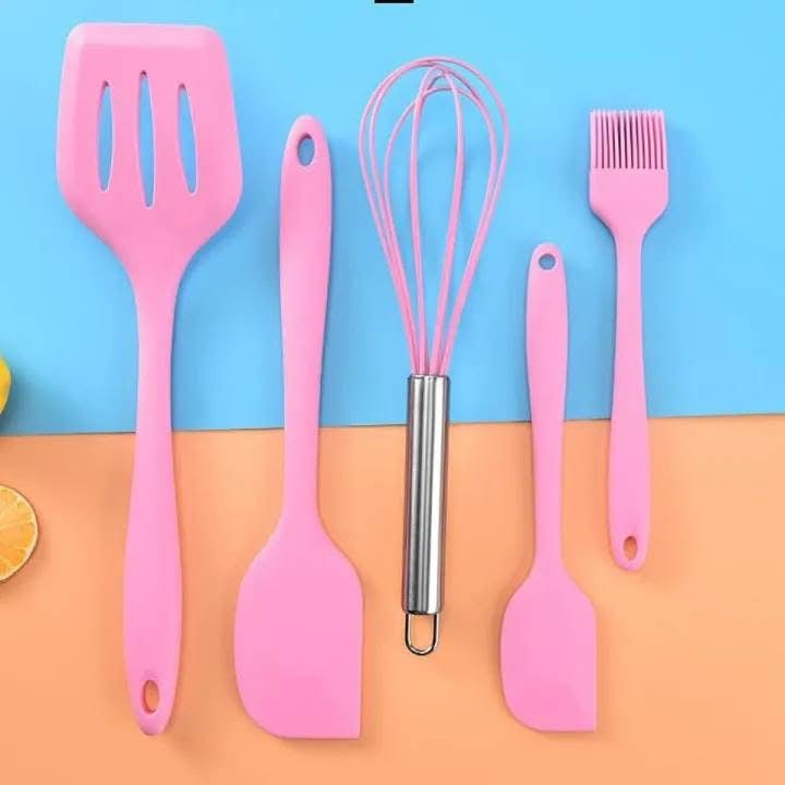5 Pcs Silicone Cooking Set
