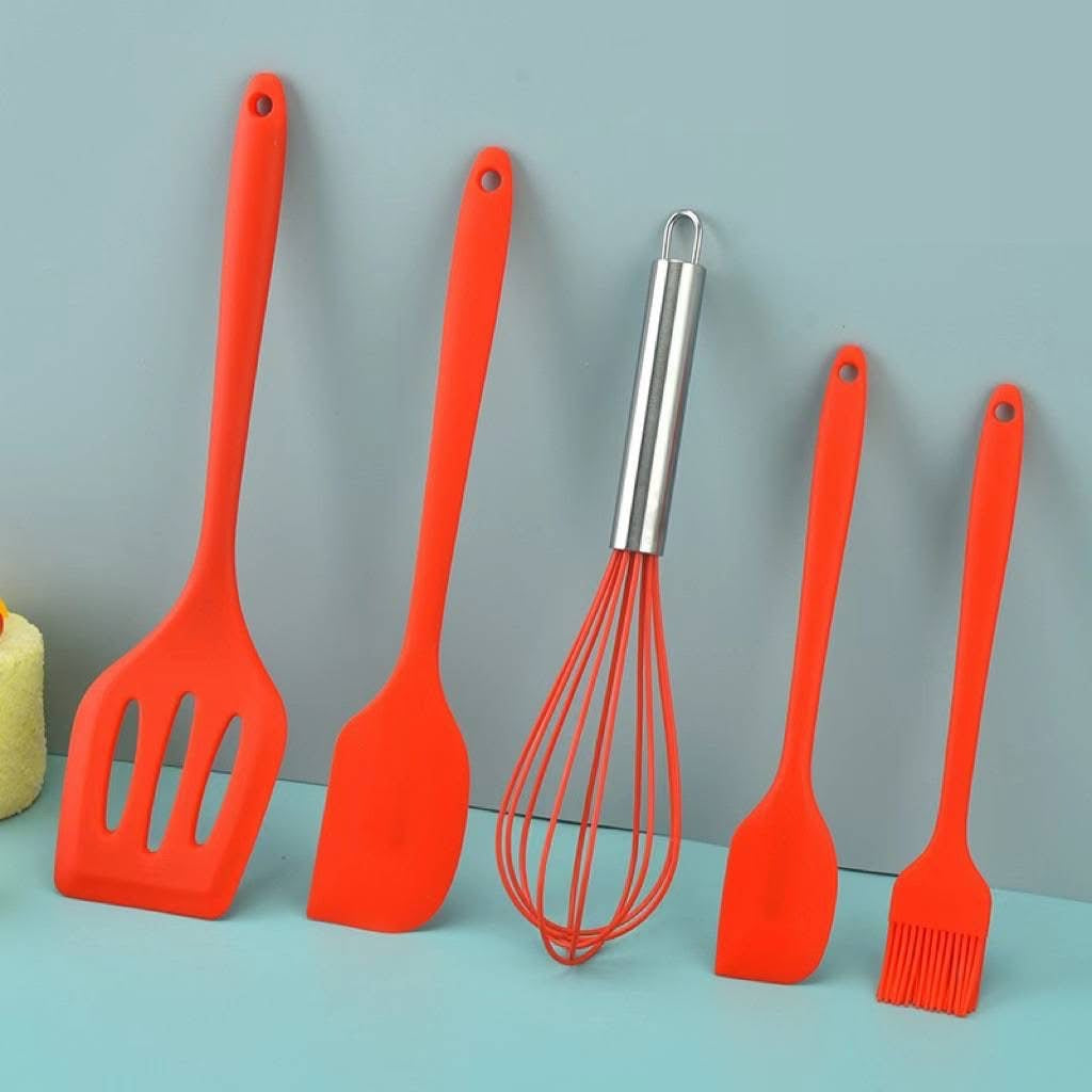 5 Pcs Silicone Cooking Set