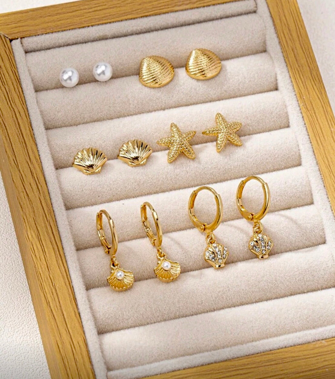 Pack of 6 Pairs of High Quality Earings