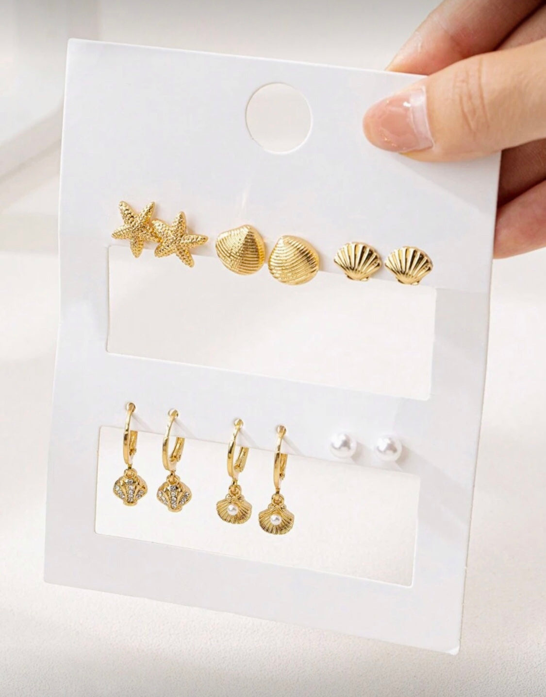 Pack of 6 Pairs of High Quality Earings