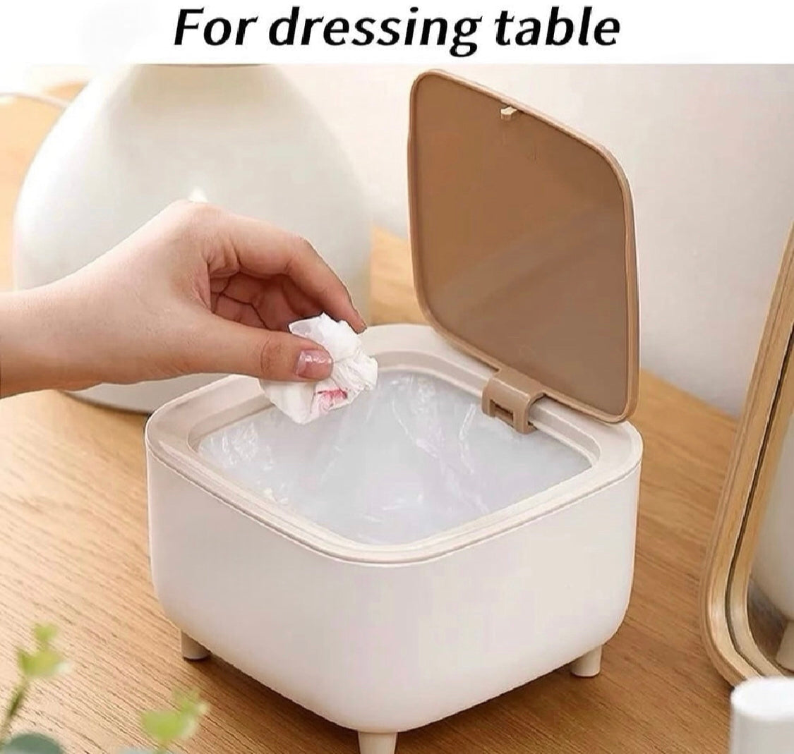 Automatic One Touch Desktop Table Dustbin